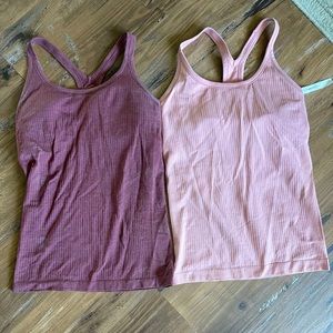 Lululemon Ebb to Street Tank Top Size 6 BUNDLE